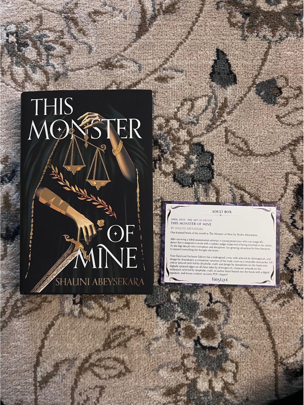 FairyLoot This Monster of Mine by Shalini Abeysekara